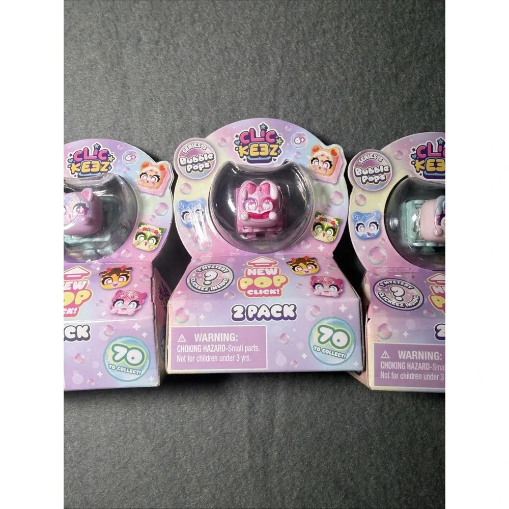 ClicKeez Series 3 Two Pack New Unopened Bundle Of 3
